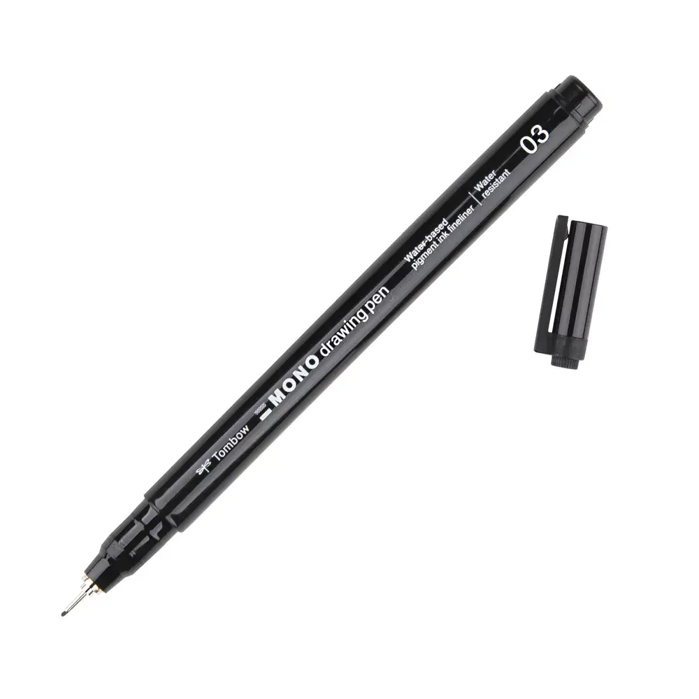 TOMBOW WS-EFL-H-B-4P файнлайнеры, жирная линия, 4 шт. Photo 5