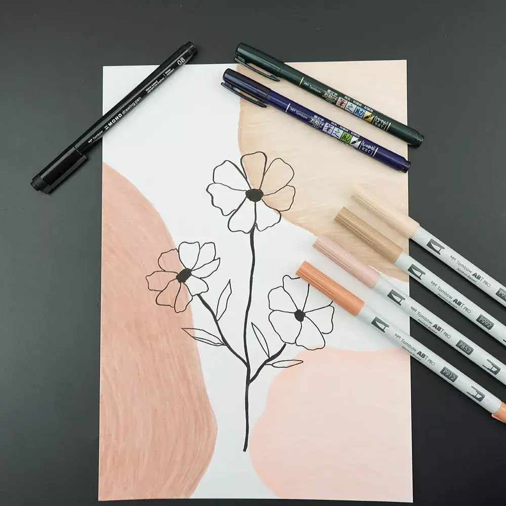 TOMBOW WS-EFL-H-06 файнлайнер — тонкий черный Photo 4