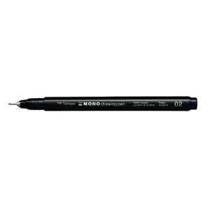 Finelaineris TOMBOW WS-EFL-H-02 — smalks melns gals, melns korpuss, 1 gab.