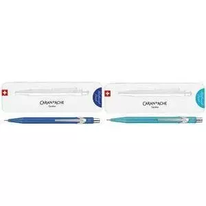Meklējamais zīmulis Caran d’Ache 844 Colormat‑X 0,7 mm — alumīnija seškantīgs korpuss