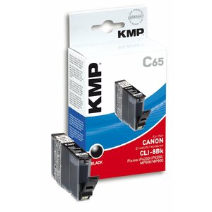 KMP C65 tintes kārtridžs 1 pcs Melns