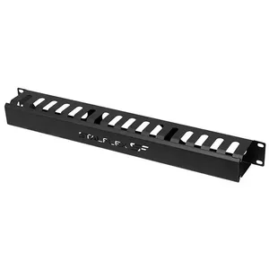 Cable Organizer 19" 1U Black CO19-1U-B Stalflex