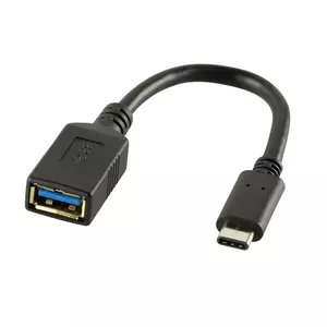 USB Cable LogiLink USB C - USB A 0.15m CU0098 Black
