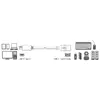 USB kabelis LogiLink USB C - USB A 0.15m Photo 2