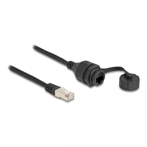 Кабель DeLOCK RJ50 male to RJ50 female IP67 водонепроницаемый 20 см