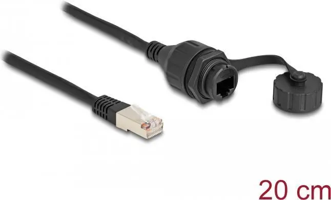 DeLOCK RJ50 vīriešu uz RJ50 sieviešu