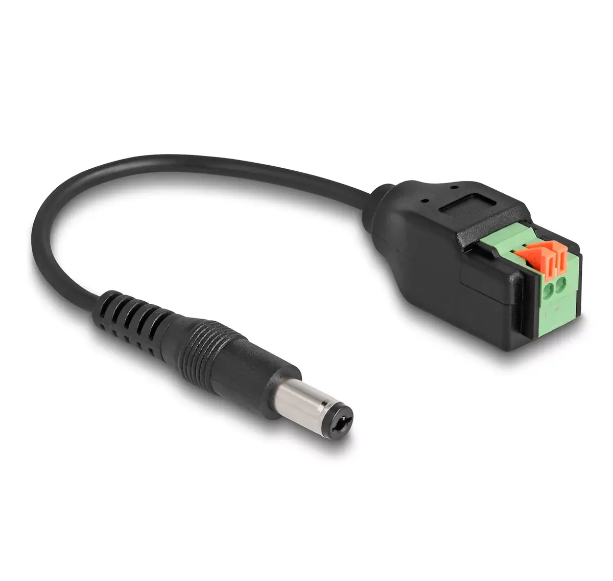 DeLOCK DC Cable 2.1 x 5.5 mm male to 2 pin Terminal Block Adapter Photo 2