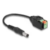 DeLOCK DC Cable 2.1 x 5.5 mm male to 2 pin Terminal Block Adapter Photo 2