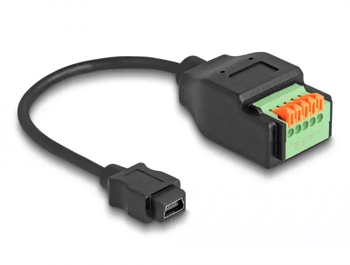 DeLOCK USB 2.0 Кабель Mini-B female к клеммной колодке Photo 2