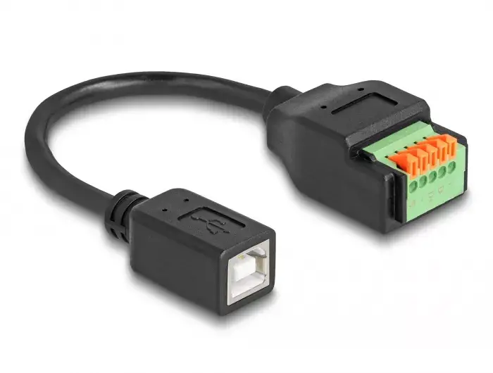 DeLOCK USB 2.0 Кабель Type-B female к адаптеру клеммной колодки Photo 2