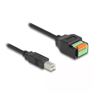 DeLOCK USB 2.0 Cable Type-B male to Terminal Block Adapter 15 cm