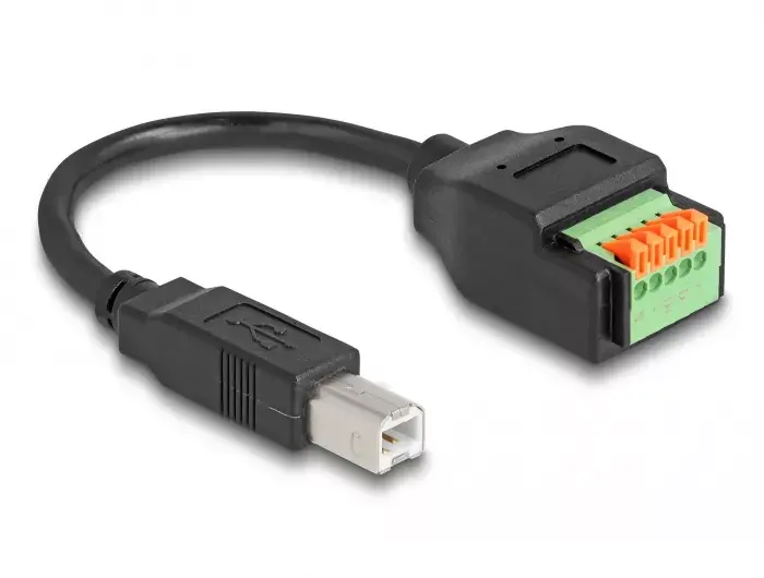 DeLOCK USB 2.0 Cable Type-B male to Terminal Block Adapter Photo 2