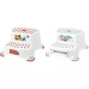 keeeper bērnu pakāpiena taburete "igor Paw Patrol" ar diviem pakāpieniem, balta ar apdruku, maks. slodze: 120 kg, ar - 1 gab (1003210029300)