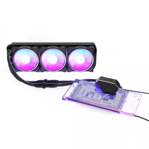 Водоблок Alphacool 14488 Акрил Латунь Нейлон Черный Прозрачный