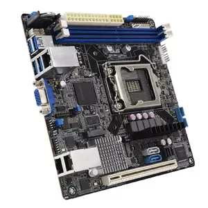 Mātesplate Asus P12R-I ASMB10 — Intel C252, LGA 1200, ATX, 2x DIMM DDR4 līdz 64 GB, 6x SATA III, 3x RJ-45, 1x PCIe x16