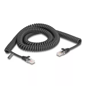 DeLOCK RJ45 витой кабель male to male Cat.5e 3 м черный