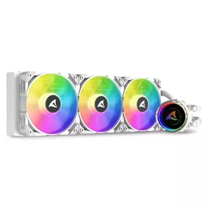 All-in-one liquid cooler Sharkoon S90 12 cm White 600-2000 RPM