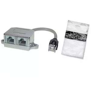 shiverpeaks Cat5e RJ45-2x RJ45 networking cable Grey 0.1 m