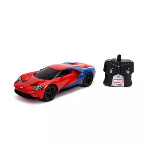Jada Toys Marvel RC Spiderman 2017 Ford GT 1:16 Radiovadāms (RC) modelis Auto Elektrodzinējs