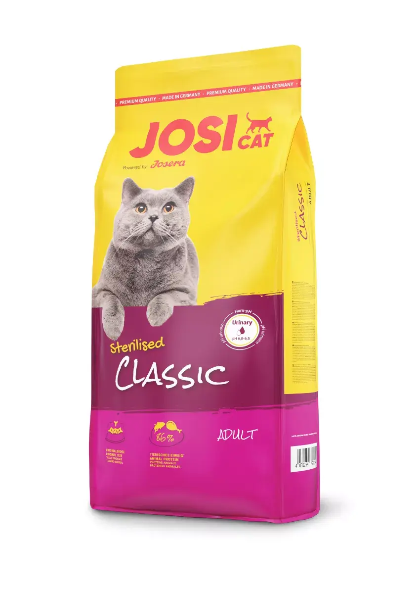 JosiCat JosiCat Sterilised Classic Sausā barība