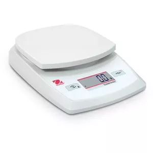 Virtuves svari OHAUS Compass CR621 — elektroniski pārnēsājami, 0.62 kg kapacitāte, 0.1 g precizitāte, LCD, tara, AA/AC