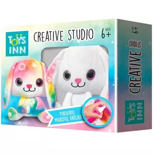 Набор Creative Studio Stnux: мягкая игрушка-кролик для раскрашивания — набор для творчества детей