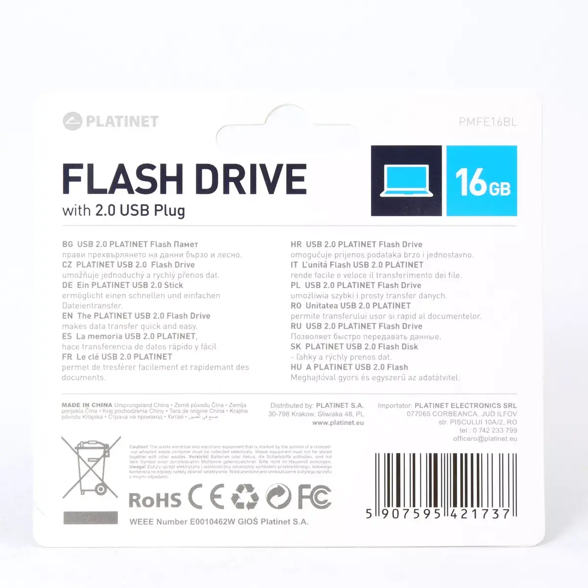 Platinet X-Depo 16GB USB 2.0 zibatmiņa Photo 4