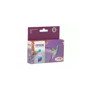 Ink Cartridge Epson Hummingbird Singlepack Cyan T0802 (Original, Cyan)
