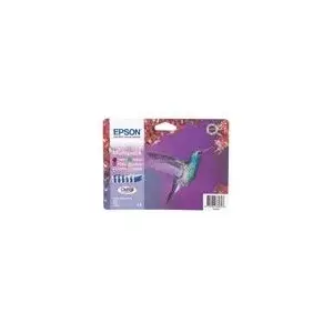 Картридж Epson Multipack 6-цветов T0807 Черный Голубой Светло-голубой Магента Светло-магента Желтый