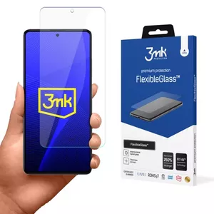 Защитное стекло 3MK FlexibleGlass Clear для Redmi Note 12 Pro Устойчивость к ударам Царапинам
