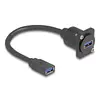 DeLOCK D-Tipa USB kabelis Type-A female uz Type-A female Photo 2