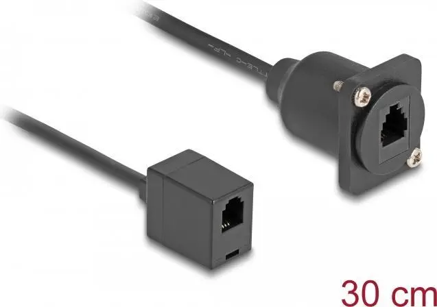 DeLOCK D-Tipa RJ10 kabelis jack uz