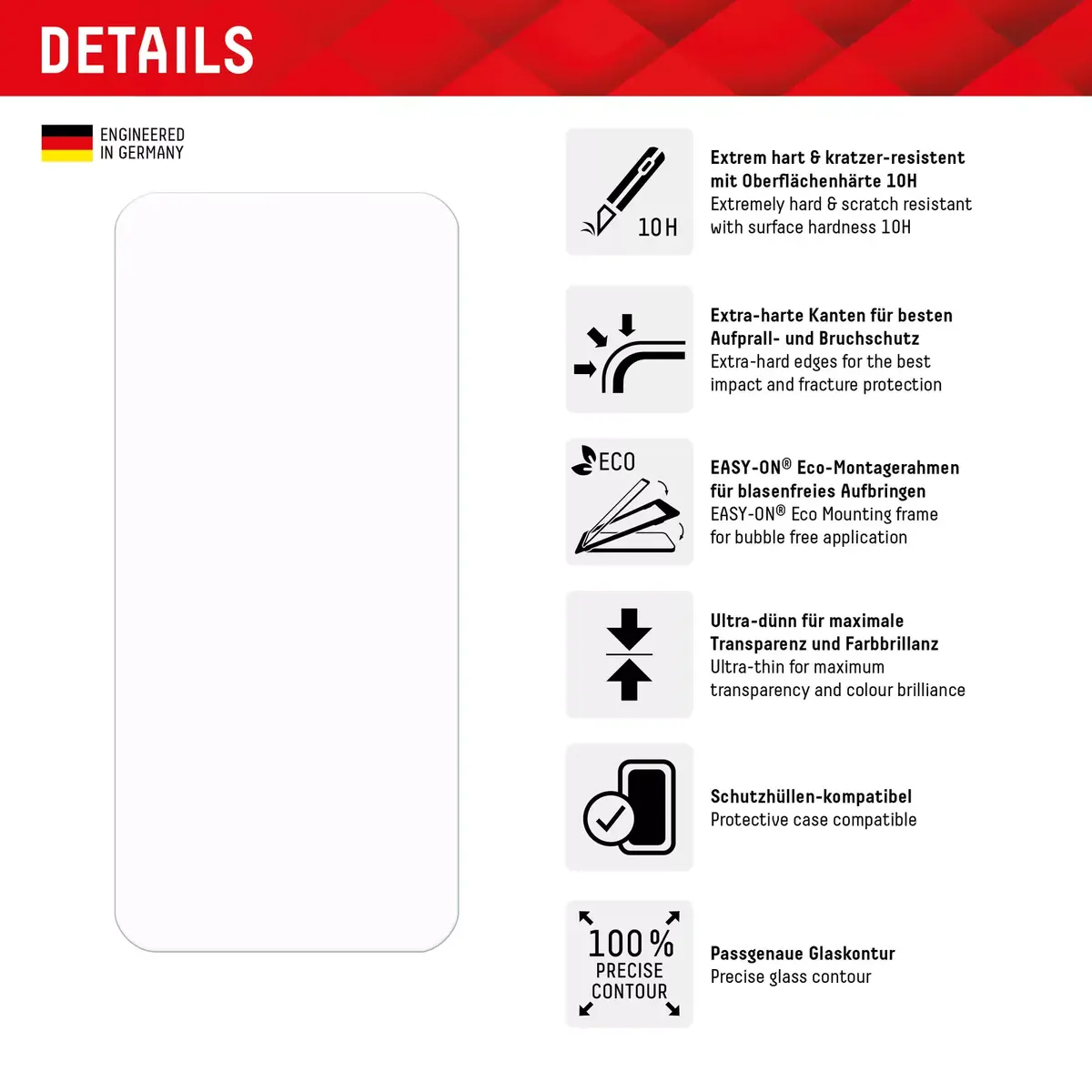 Displex ekrāna aizsargstikls Samsung Galaxy A54 5G Photo 2