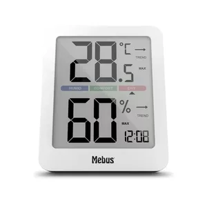 Digitālā laikapstākļu stacija Mebus 40928 Iekštelpu Āra termometrs Higrometrs