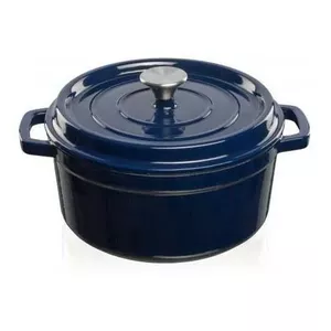 Cast iron pot GRAND_FEU Grand Feu Casserole 3.5 L dark blue