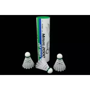 Badmintona bulta Yonex Mavis 2000 GR sintētiska (M-2000P GR) balta