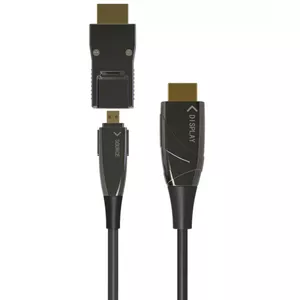 HDMI cable Techly ICOC-HDMI-HY2D-050 50 m HDMI Type A Male HDMI Type D Male Black