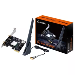 Gigabyte GC-WBAX2400R tīkla karte Iekšējs WLAN / Bluetooth 2400 Mbit/s