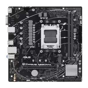 Motherboard ASUS PRIME A620M-K, AMD A620 chipset, Socket AM5, micro ATX, 2x DDR5 slots, 1x M.2, 4x SATA III