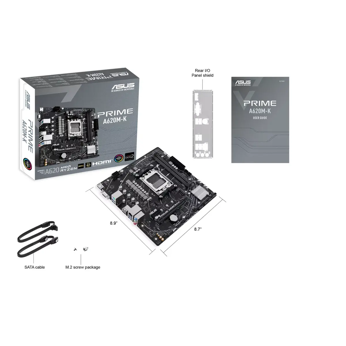 ASUS PRIME A620M-K micro ATX материнская плата Photo 7