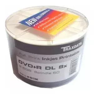 DVD+R DL Disc 8.5 GB 8x 50 pcs — Traxdata (906OEDRPSN005)