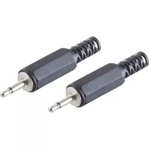 Wire Connector ShiverPeaks BS51300-2 2.5 mm Black Male 2 pcs