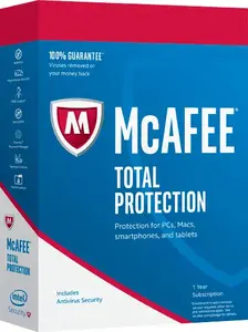 Antivirus security software McAfee MTP32MNR5RDACD German 5 licenses 1 year subscription