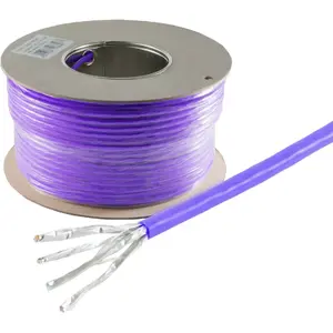 ShiverPeaks 75500-A-500S Cat.7 S/FTP Installation Cable, Halogen-Free, 1000 MHz