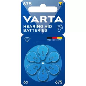 Single-use battery Varta 675 PR44 Zinc-Air 5.35mm 1.16cm 1.75g
