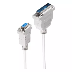 Серийный кабель ShiverPeaks BS78065-2 Серый 2м DB-9 DB-25