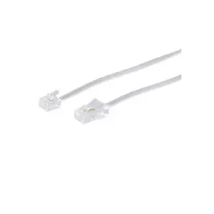 telephone cable shiverpeaks BS70253-W 3 m RJ-11 RJ-45