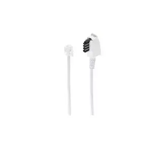 Tālruņa kabelis ShiverPeaks BS70050-W 10 m TAE F RJ-11