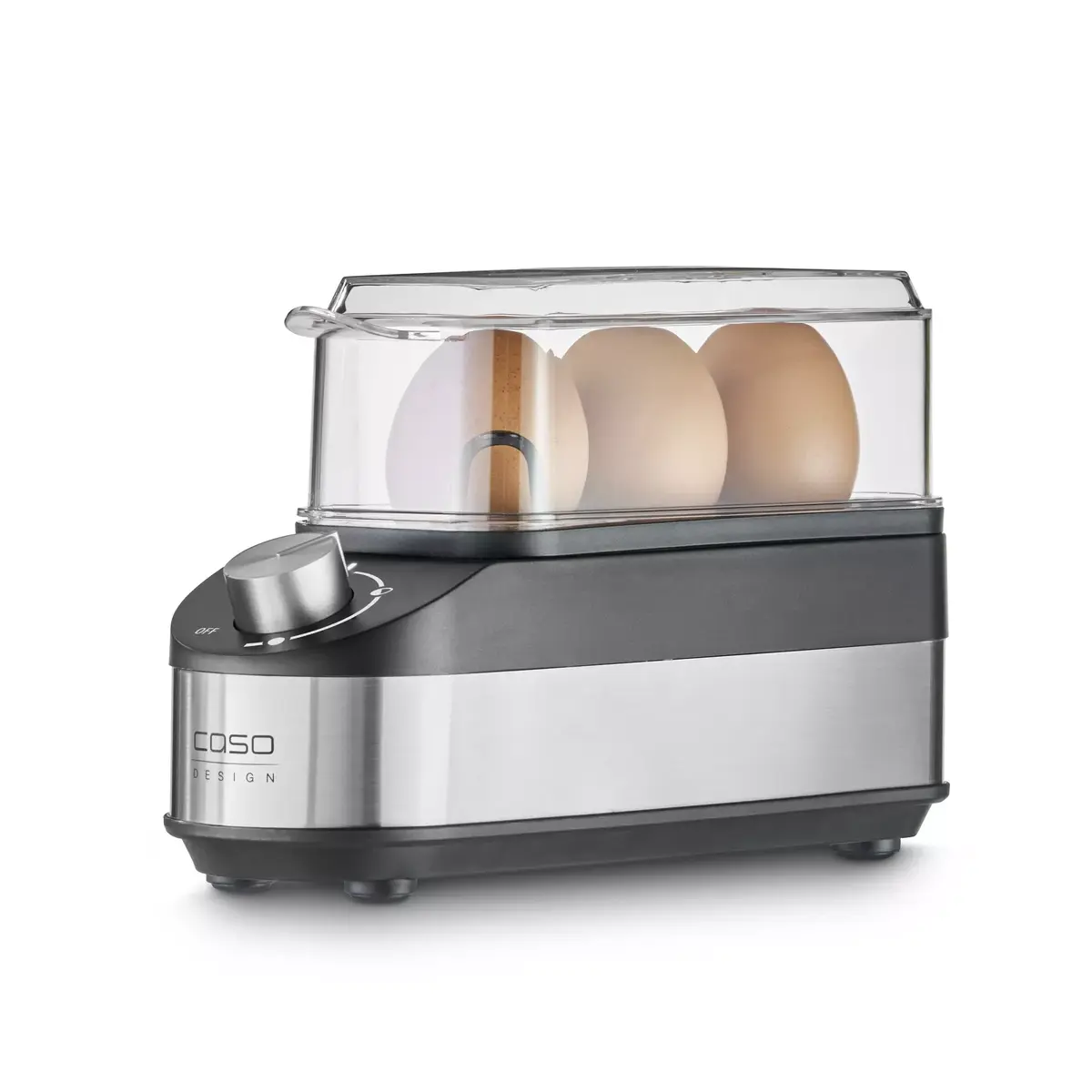 Яйцеварка Caso E3 Black Stainless Steel 210 Вт Photo 2