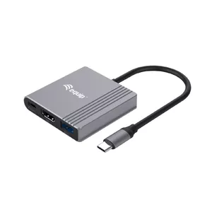 Адаптер Equip 3 в 1 USB-C на HDMI USB-A USB PD